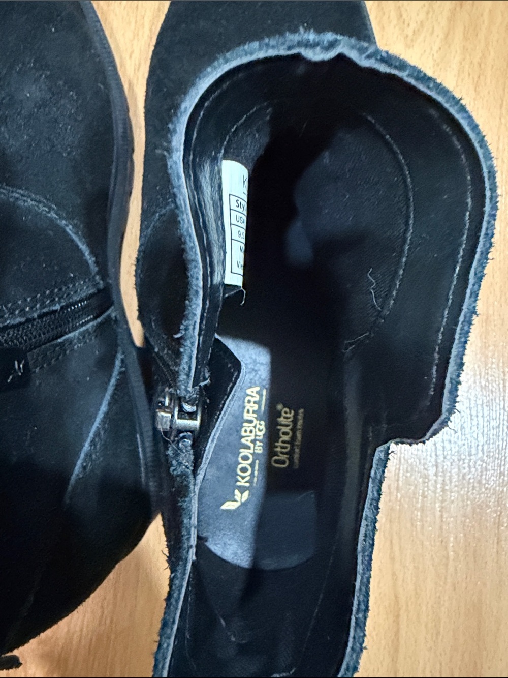 Ugg Black Suede Chelsea-Style Ankle Boots